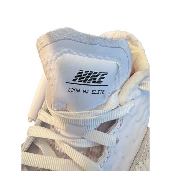 Nike White and Neon Red Athletic Shoes - Picture 5 of 16